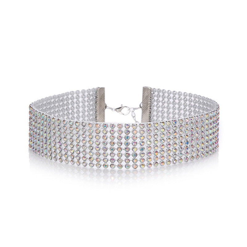 Crystal Rhinestone Choker