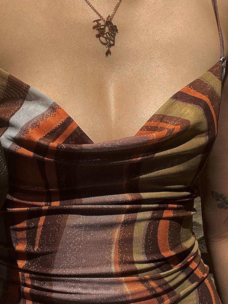 Loren Ruched Mini Dress