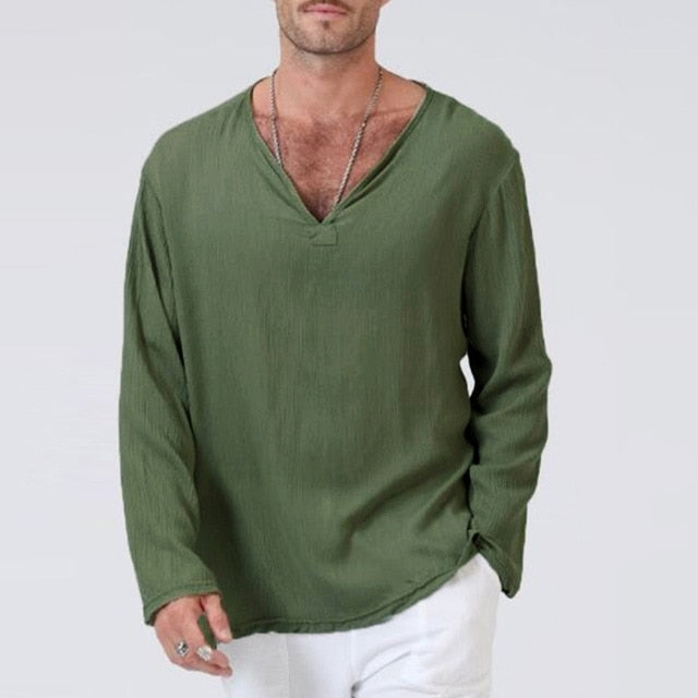 Camiseta Playera - Long-Sleeve Beach Shirt