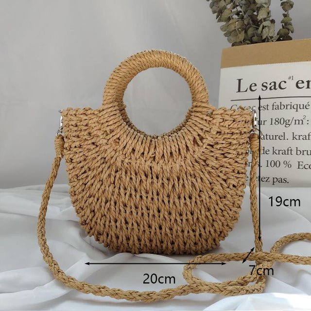 Handmade Straw Handbag