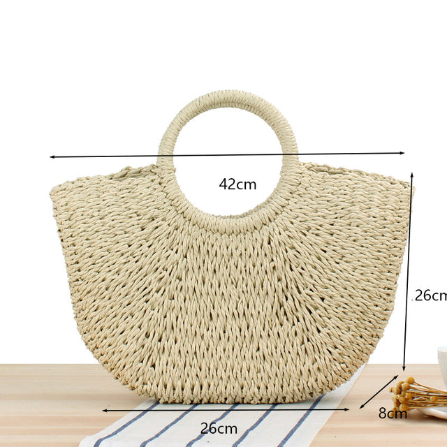 Handmade Straw Handbag