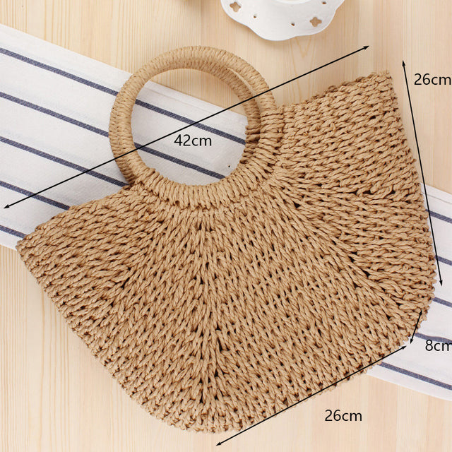 Handmade Straw Handbag