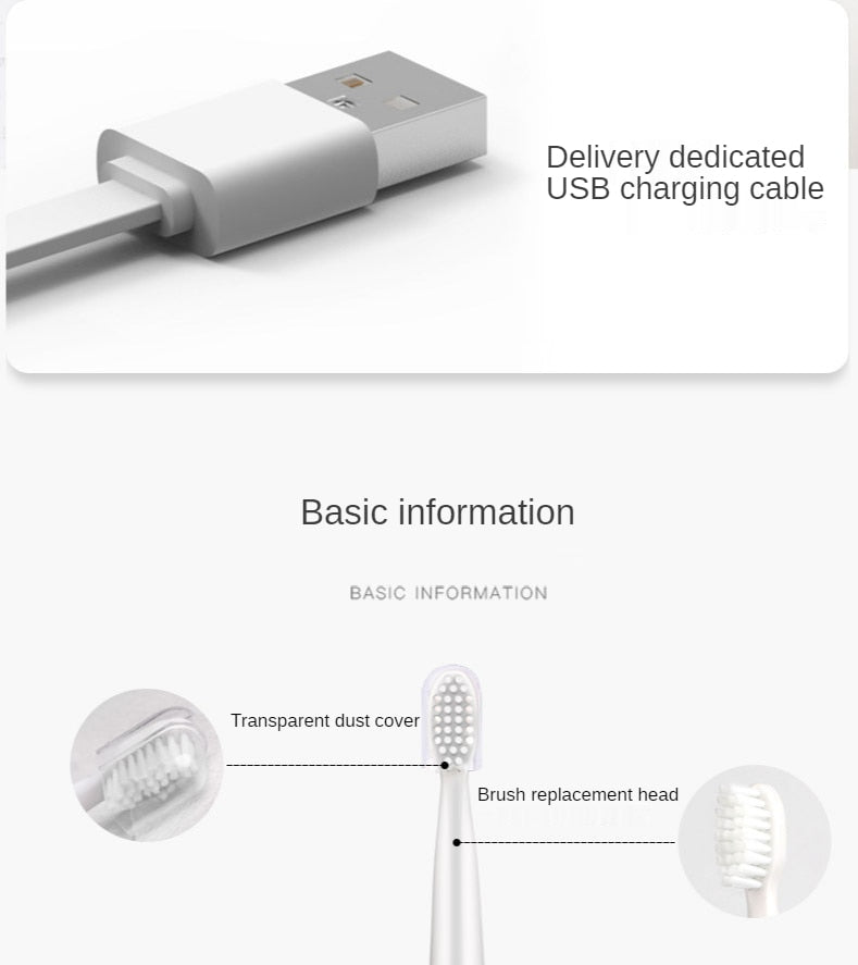 Ultrasonic Electric Toothbrush