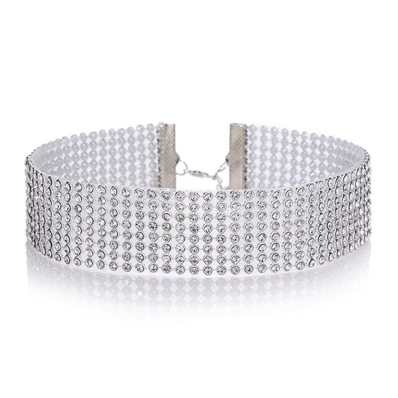 Crystal Rhinestone Choker
