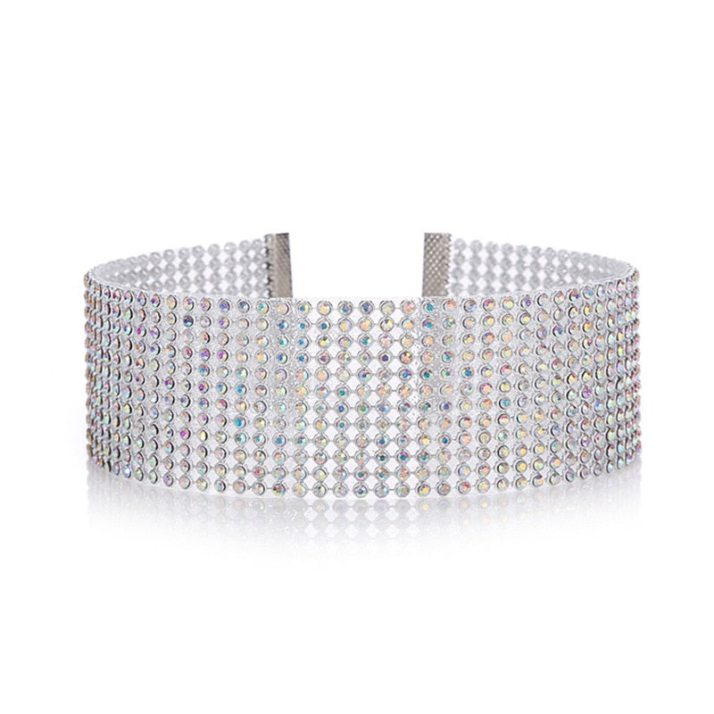 Crystal Rhinestone Choker