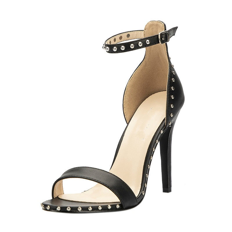 Leathered Femenina High Heels