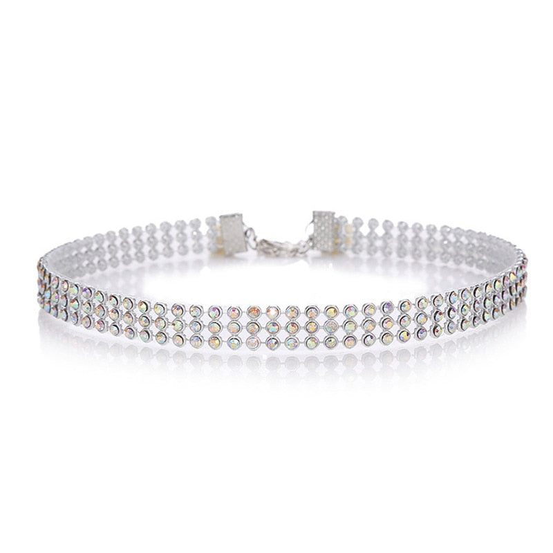 Crystal Rhinestone Choker