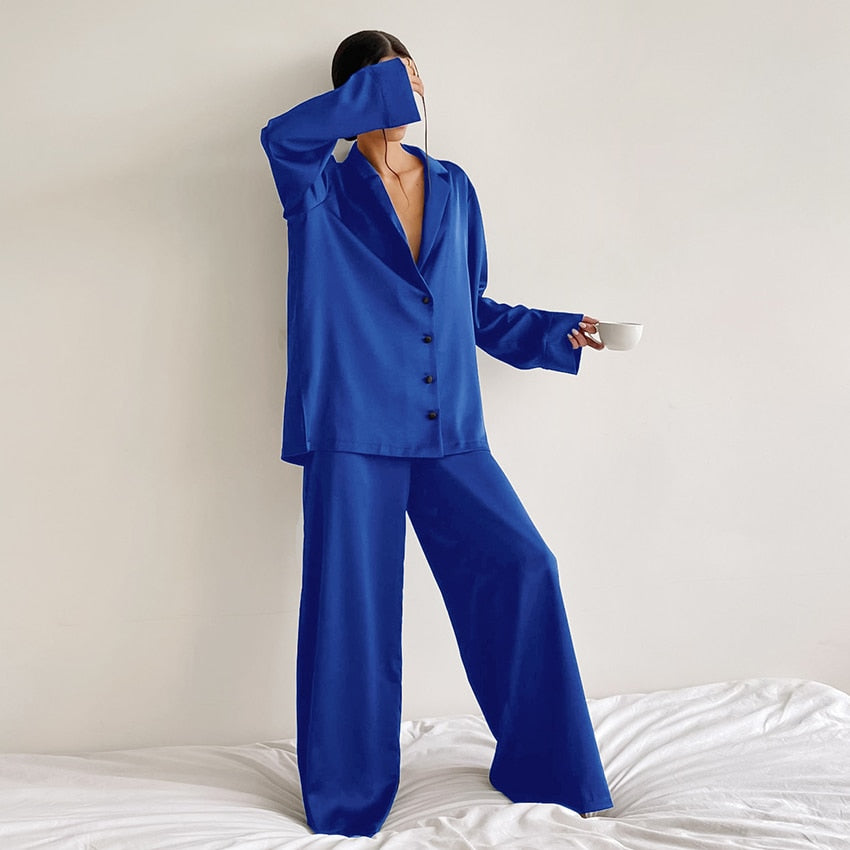 Oversized Satin Sleepwear