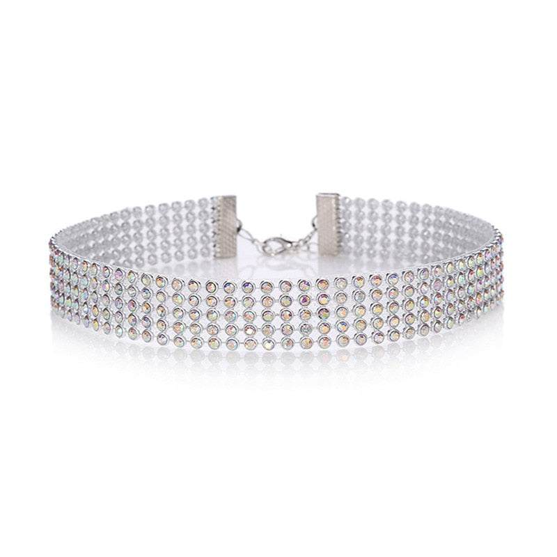 Crystal Rhinestone Choker