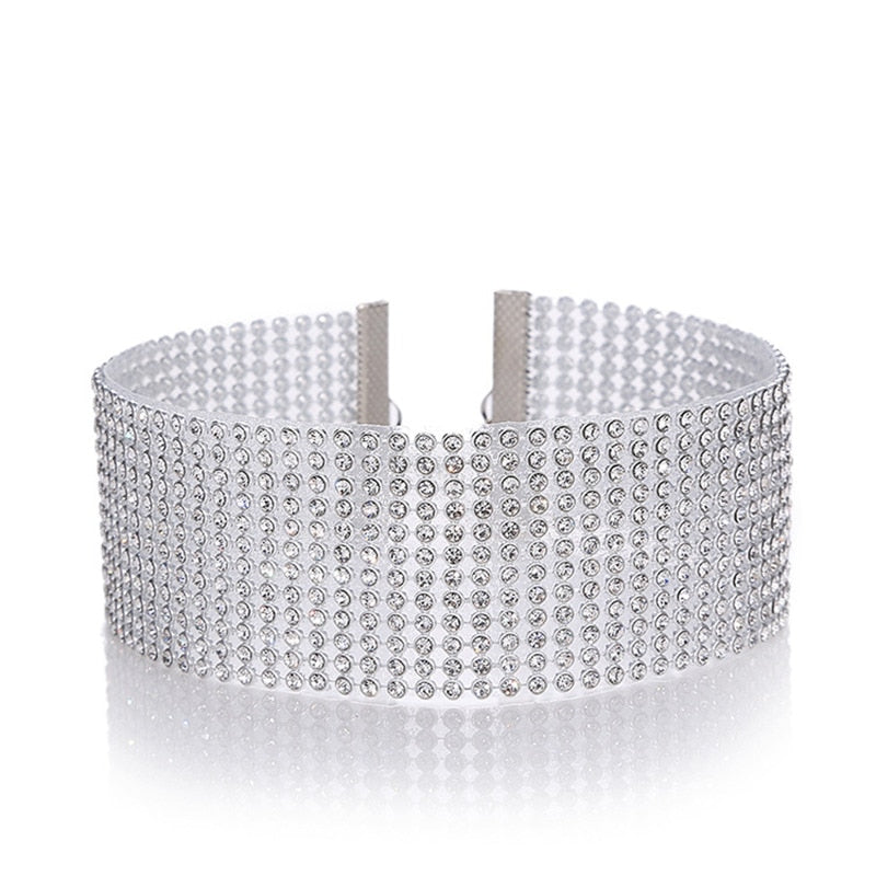 Crystal Rhinestone Choker