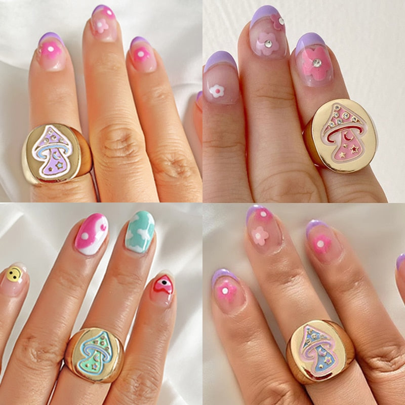 Korean-Style Harajuku Rings
