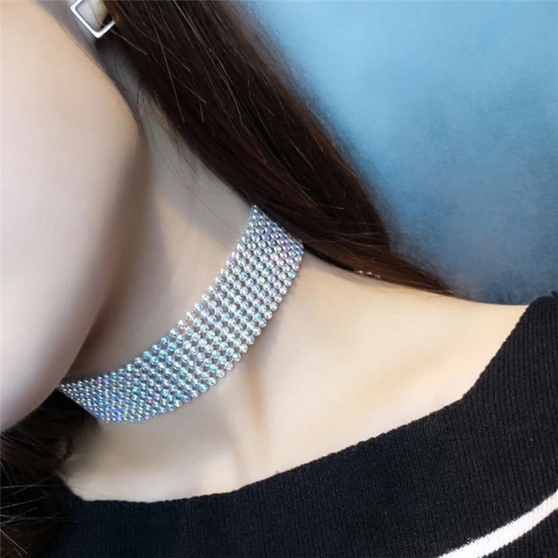 Crystal Rhinestone Choker