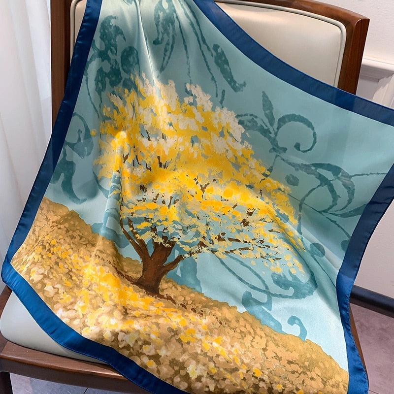 Silk Satin Hair Scarf