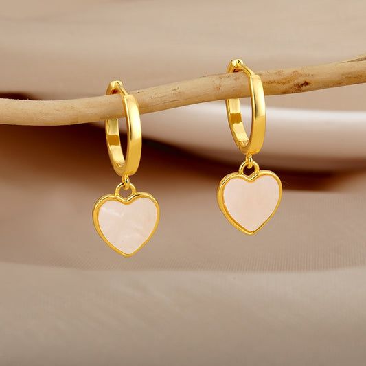 Vintage Heart Earrings