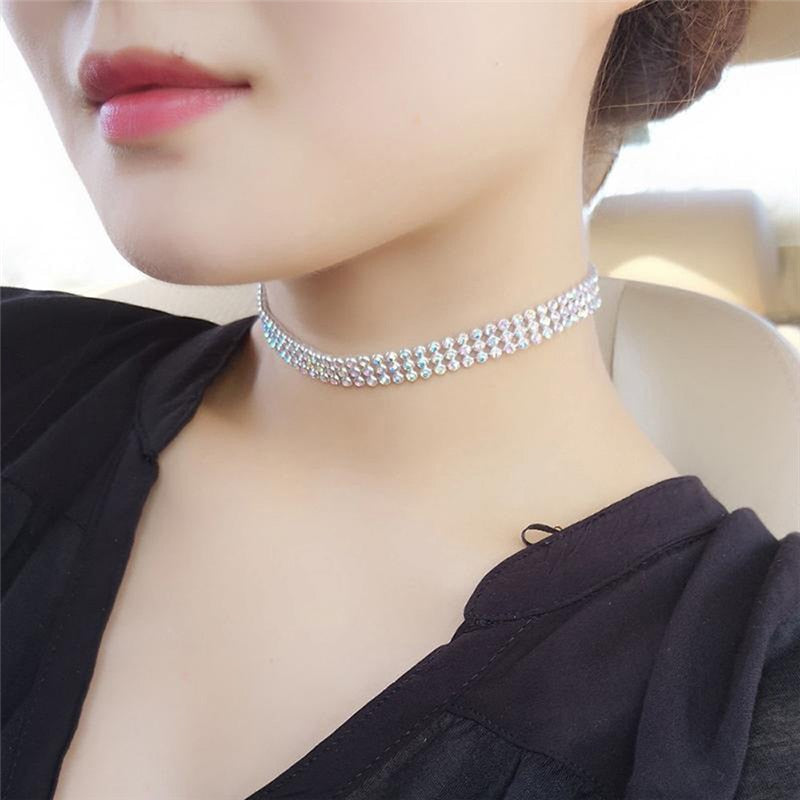 Crystal Rhinestone Choker