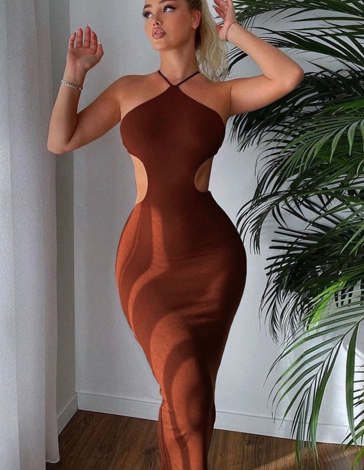 Samantha Lace Up Dress