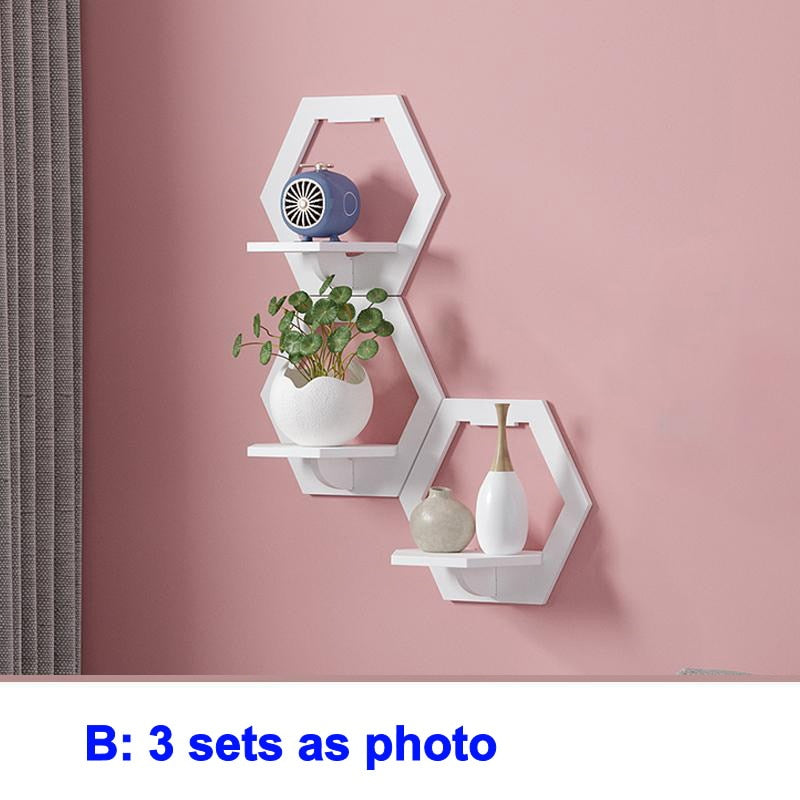 Hexagon Wall Shelf