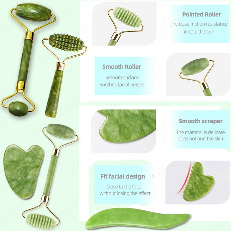 Gua Sha Jade Massage Set