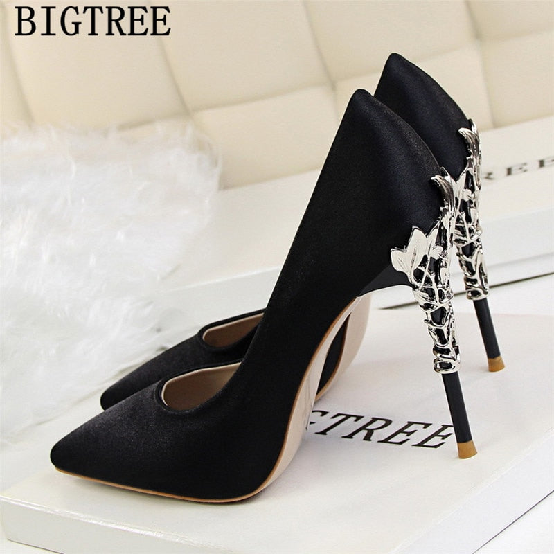 Floral Design High Heels