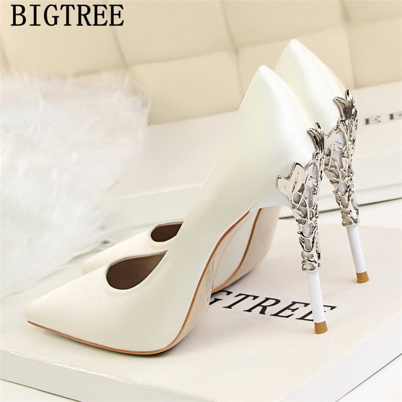 Floral Design High Heels