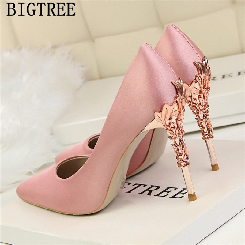 Floral Design High Heels