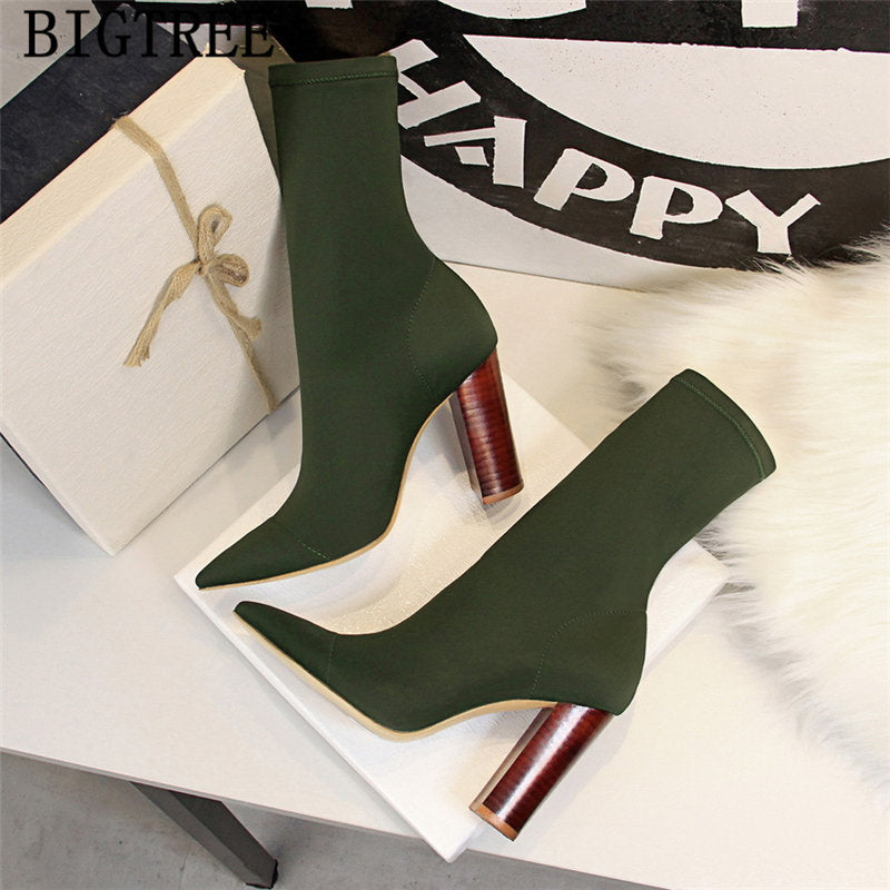 Army Ankle Boot Heels