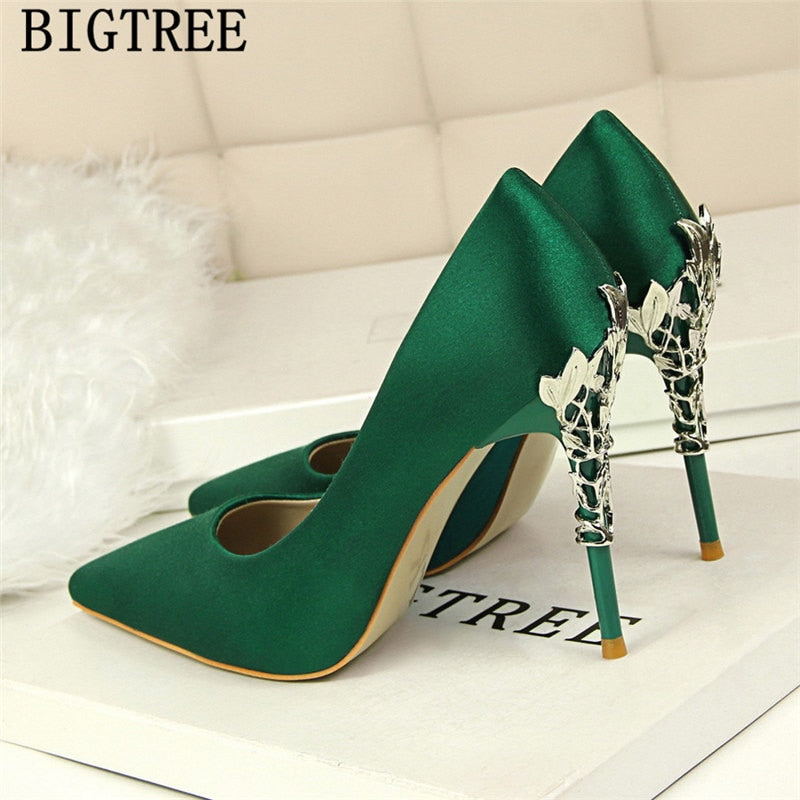 Floral Design High Heels