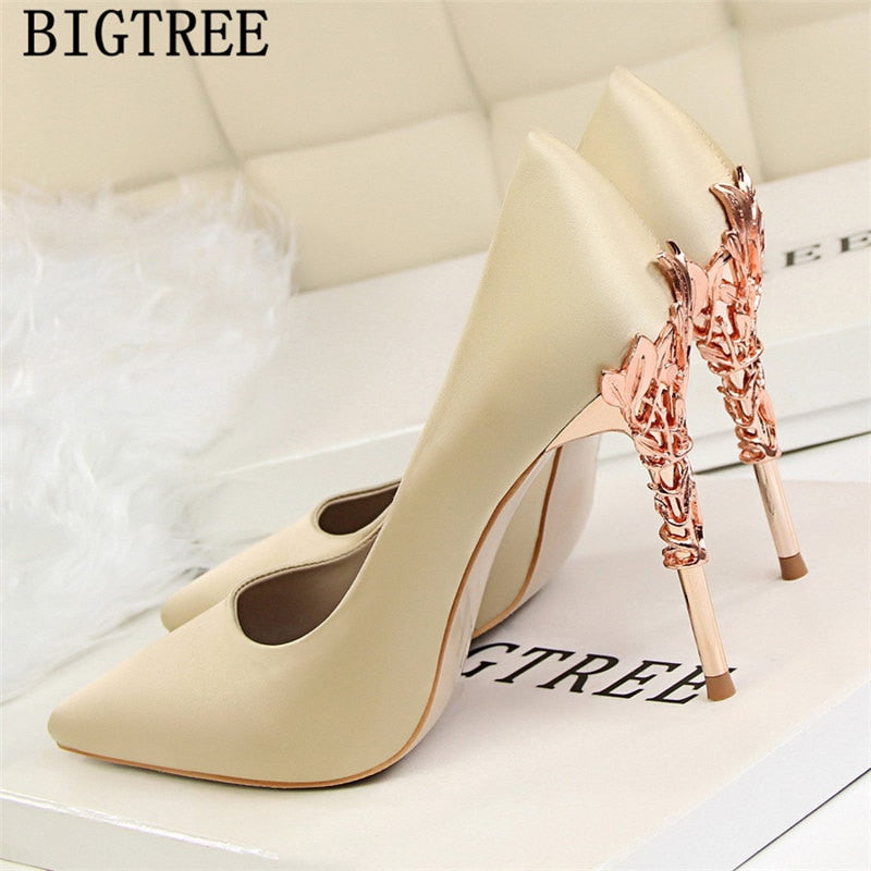 Floral Design High Heels