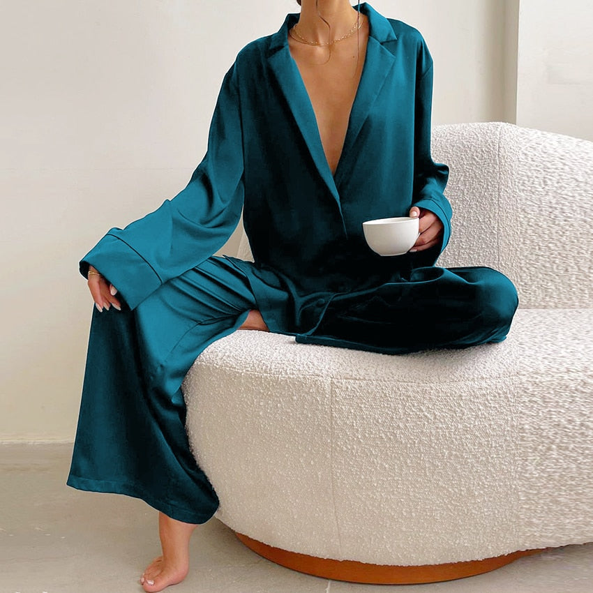 Oversized Satin Sleepwear