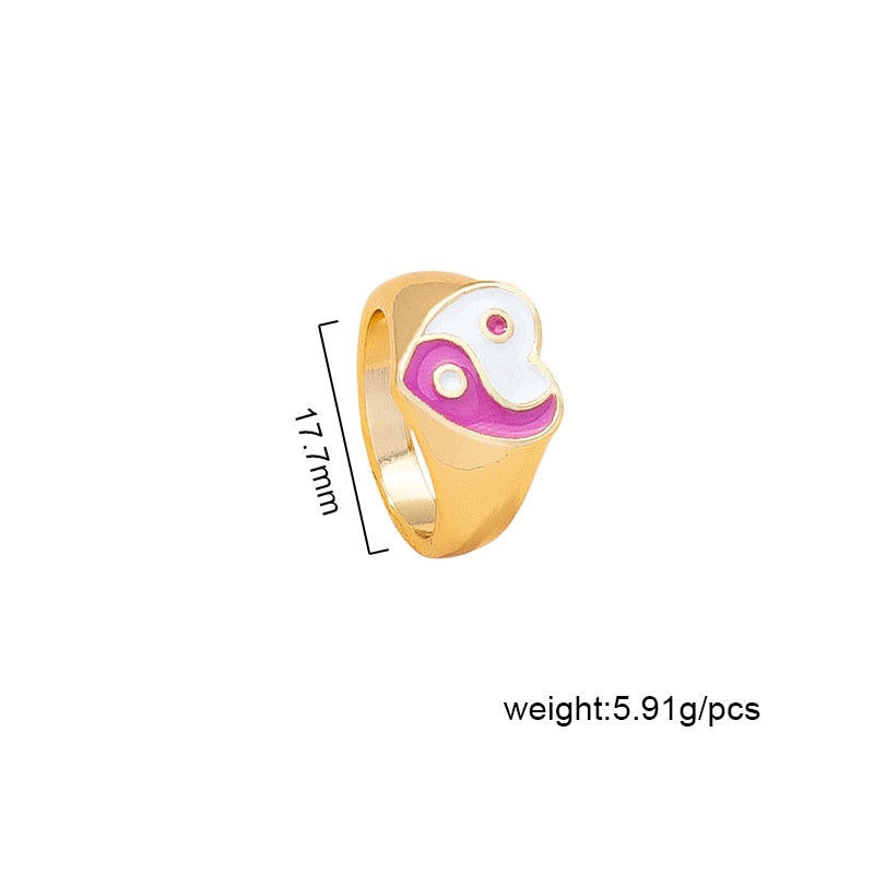 Korean-Style Harajuku Rings