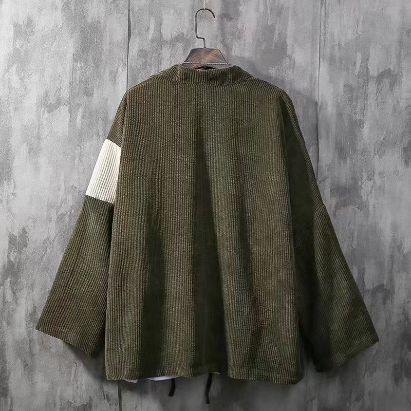 Japanese Retro Corduroy Shirt