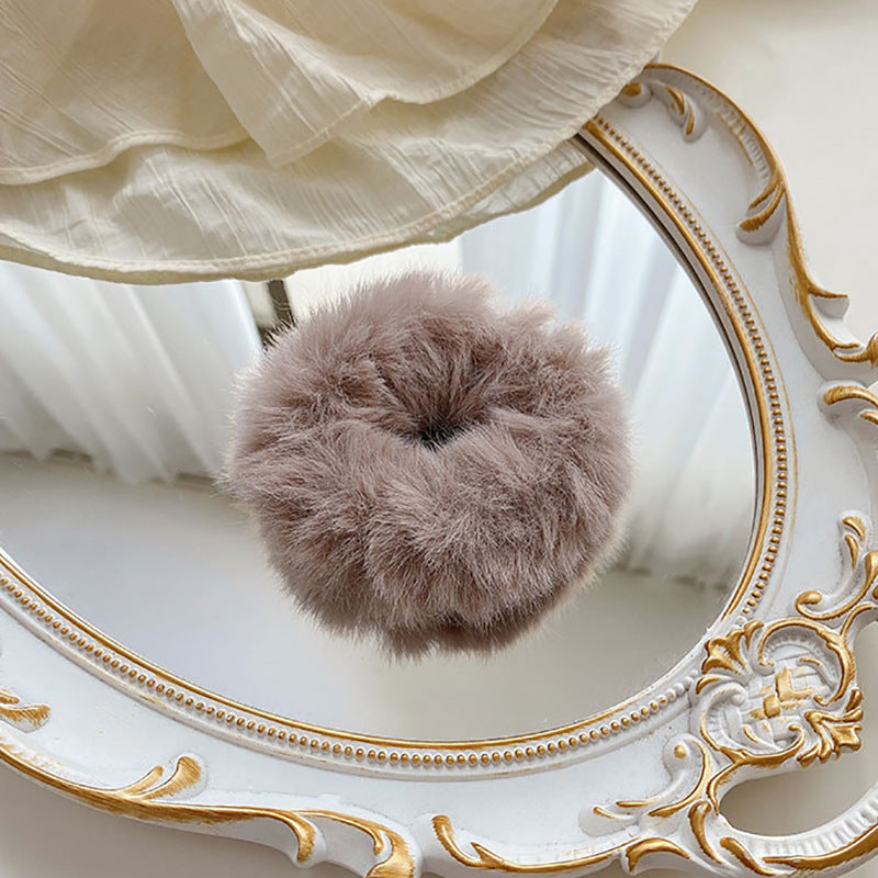 Aesthetic Plush Hair Scrunchie