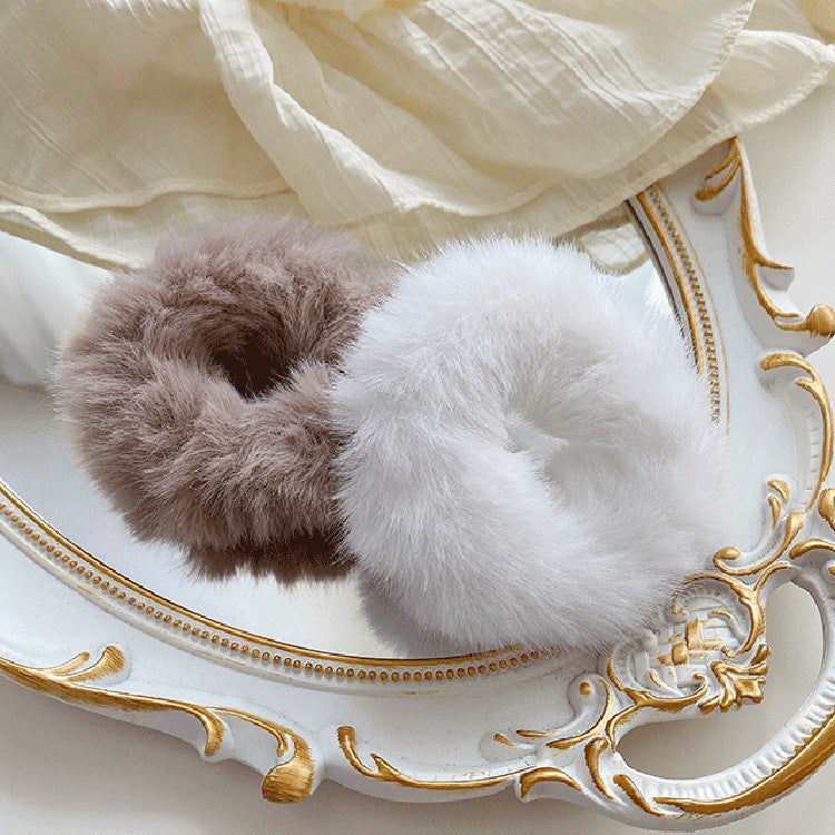 Aesthetic Plush Hair Scrunchie
