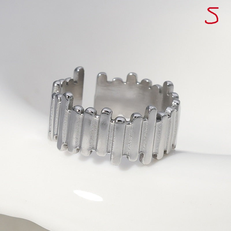 Trendy Stainless Steel Rings