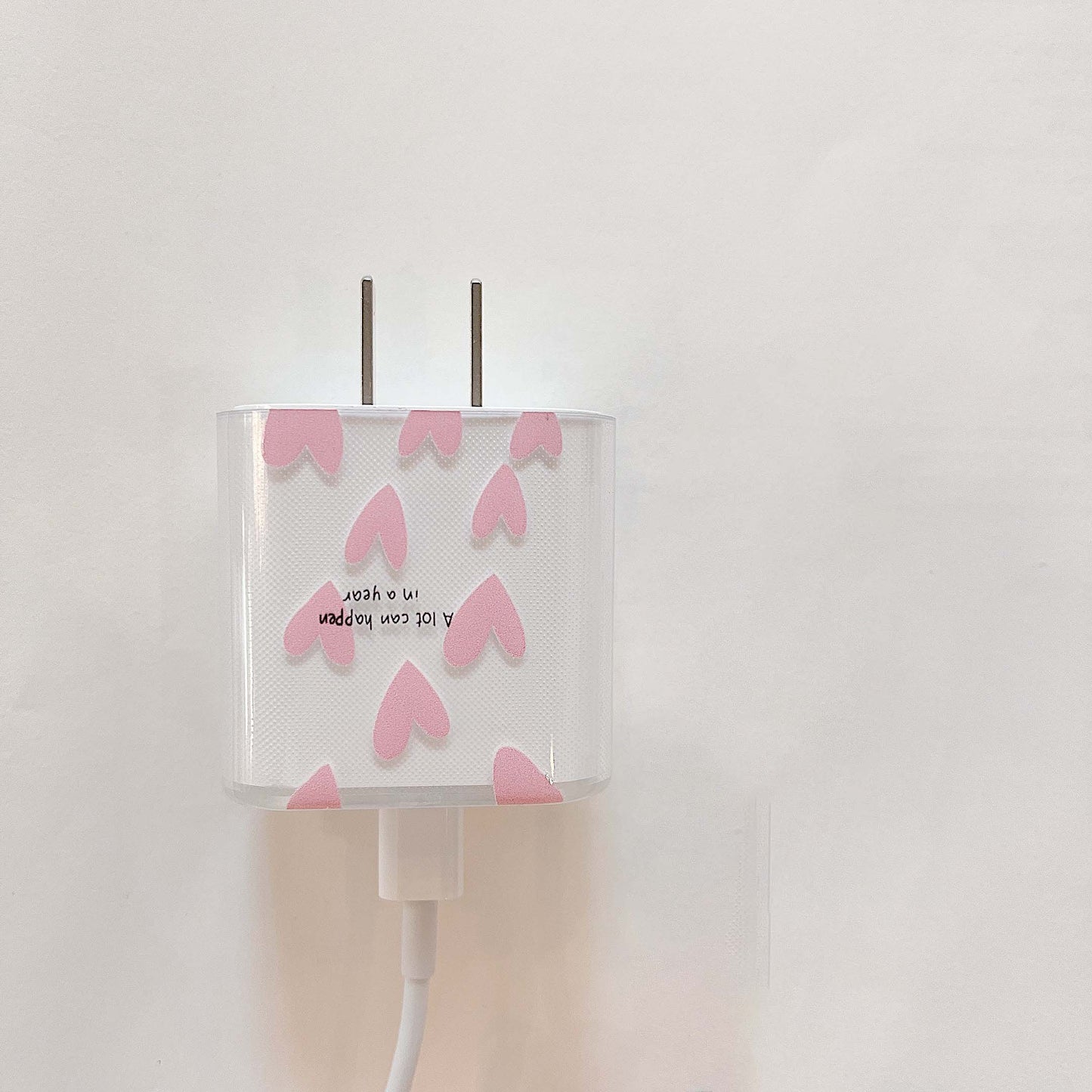 Pink love iPhone Cable Protector