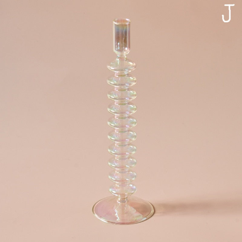 Iridescent Candle Holders