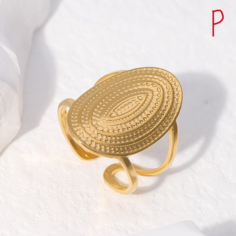 Trendy Stainless Steel Rings