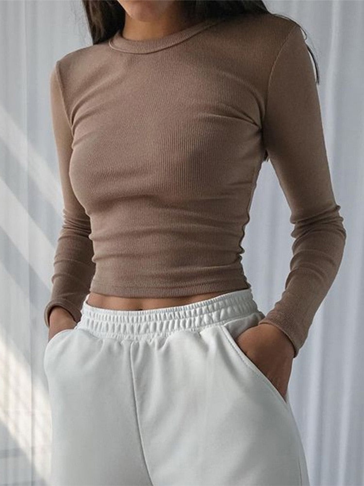 Bella Ribbed Crop Top