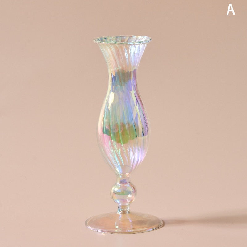 Iridescent Candle Holders