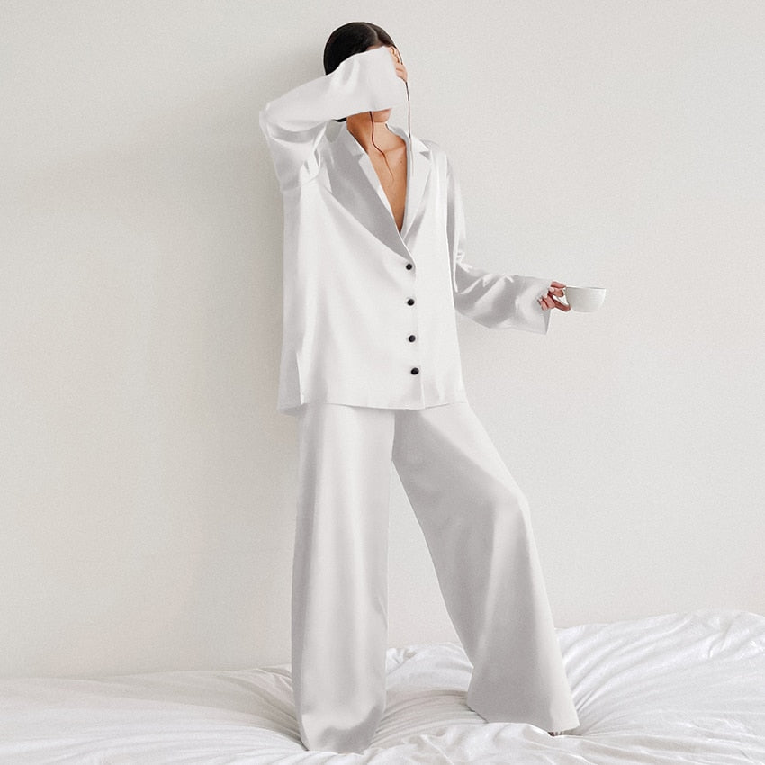 Oversized Satin Sleepwear