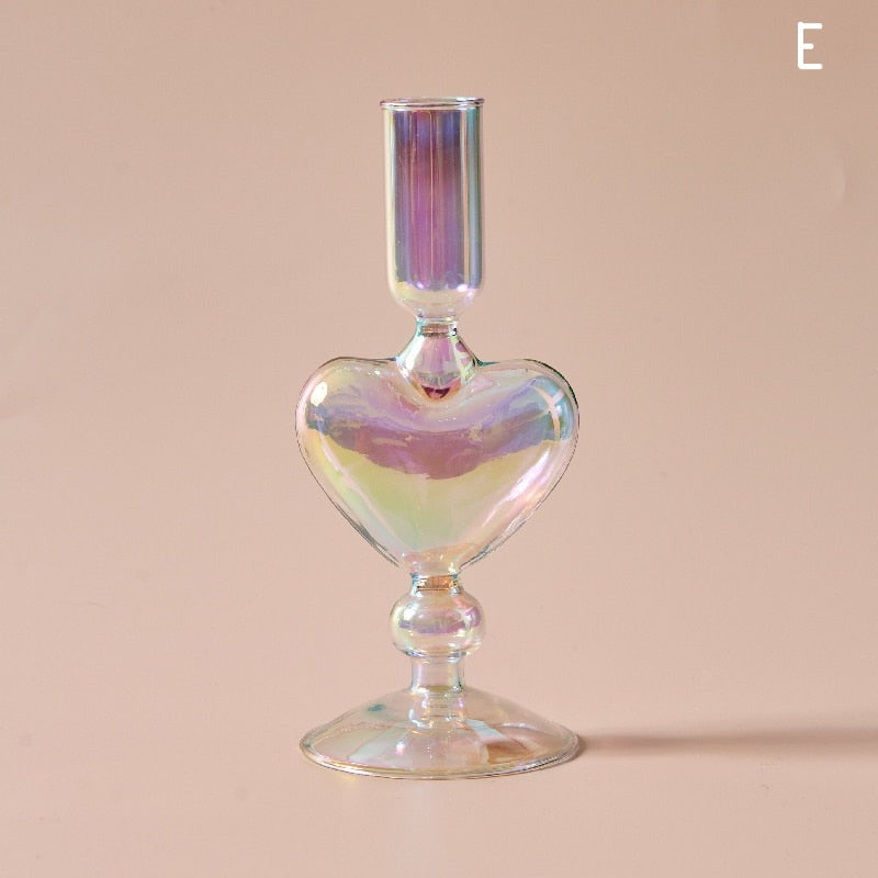 Iridescent Candle Holders