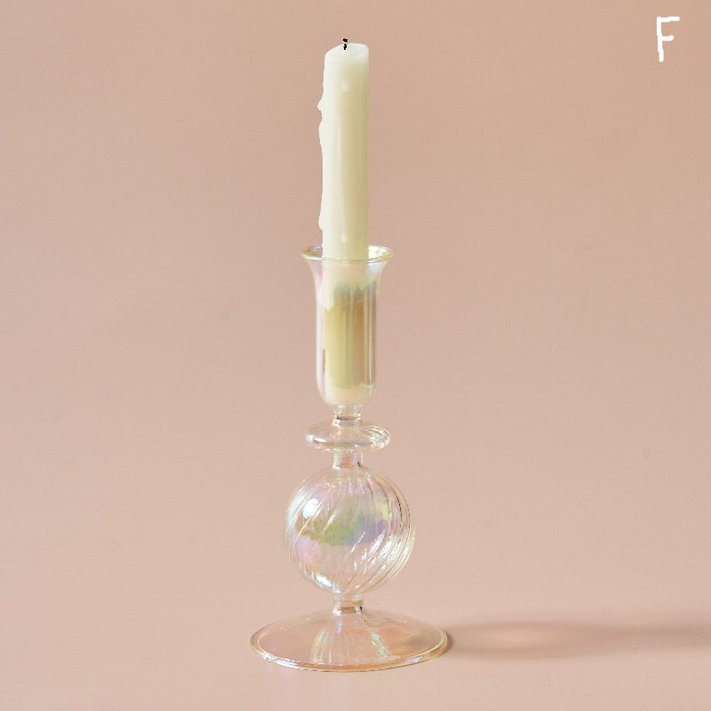 Iridescent Candle Holders
