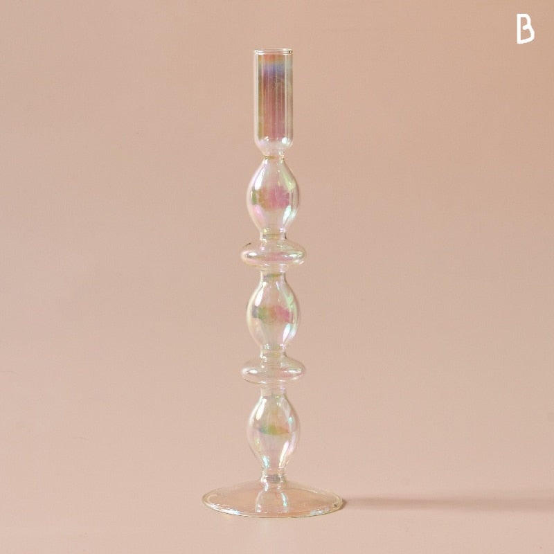 Iridescent Candle Holders