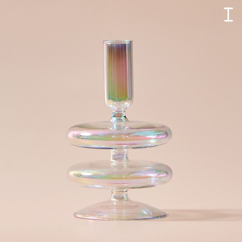 Iridescent Candle Holders