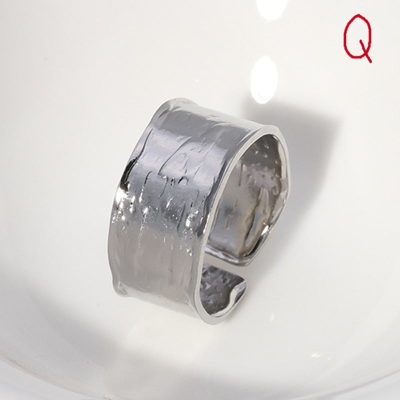 Trendy Stainless Steel Rings