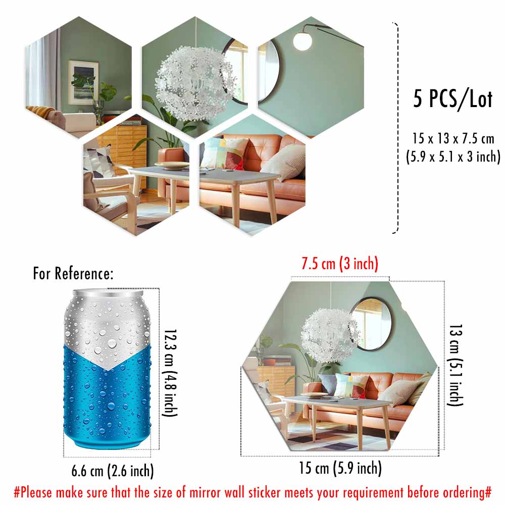 Hexagon Wall Mirrors