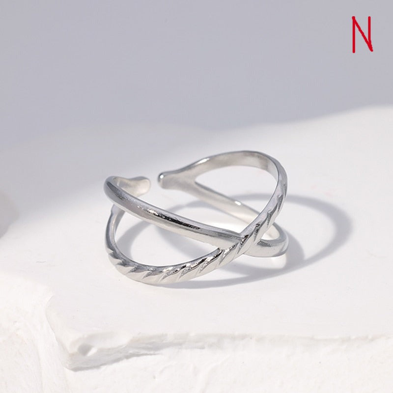 Trendy Stainless Steel Rings