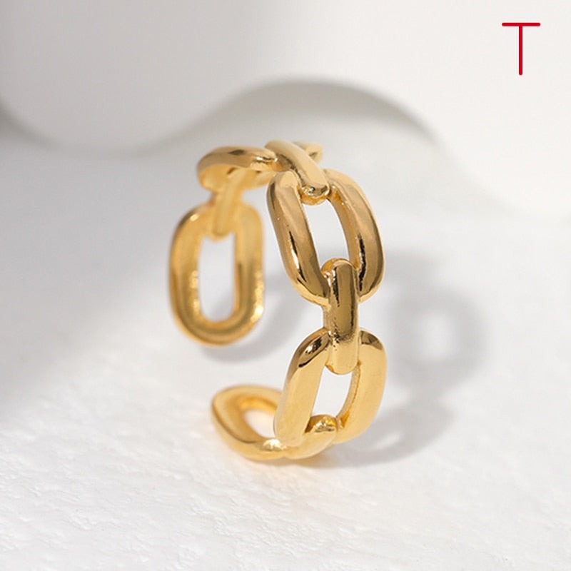 Trendy Stainless Steel Rings