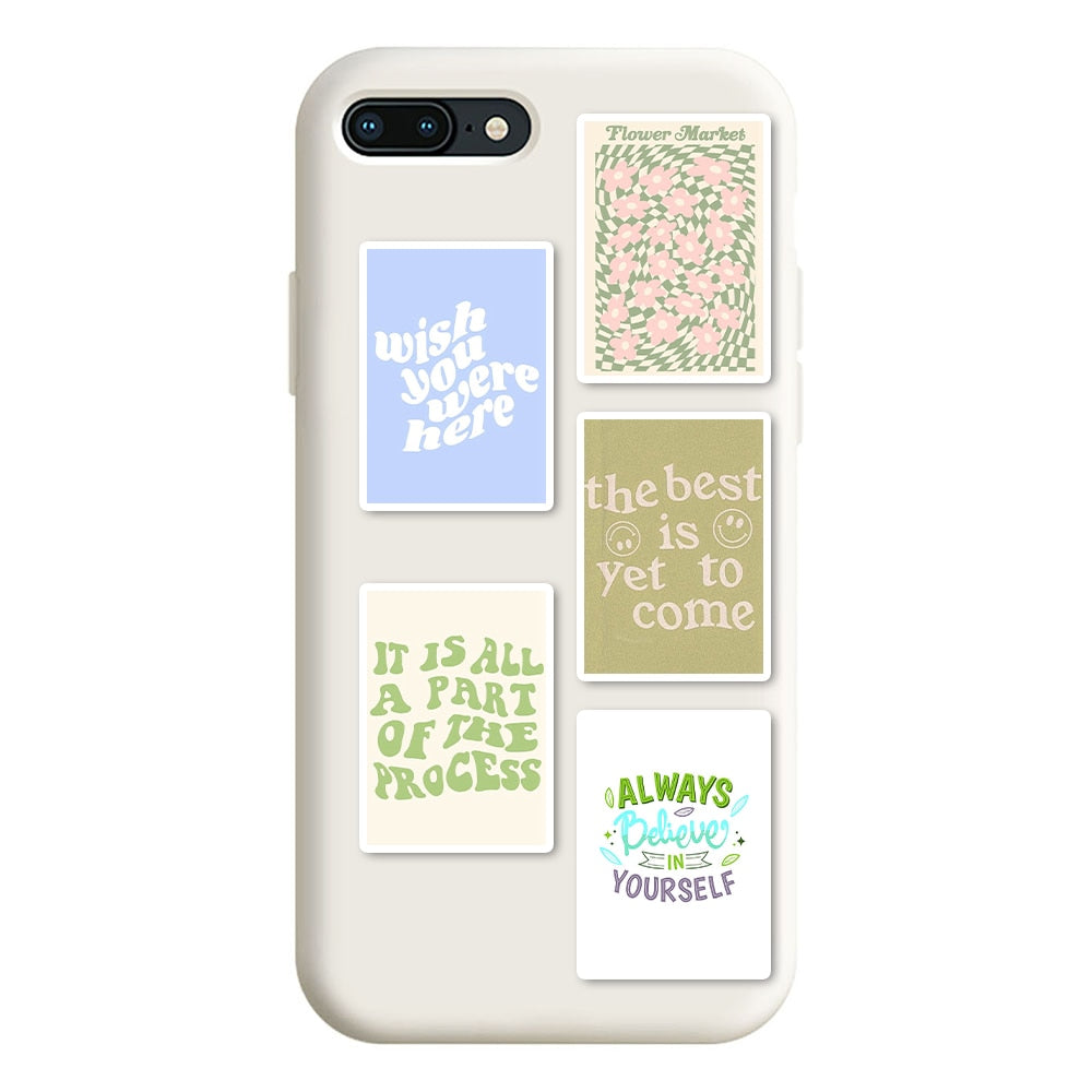 Inspirational Aesthetic Stickers (25 pcs)