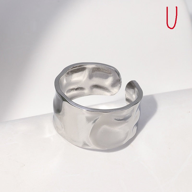 Trendy Stainless Steel Rings